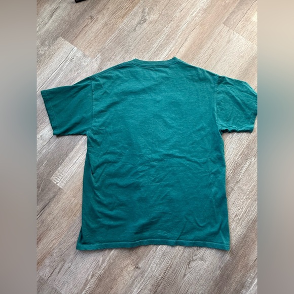 NFL Philadelphia Eagles Birds T-shirt Green Black VTG 07 Size L - Picture 5 of 6